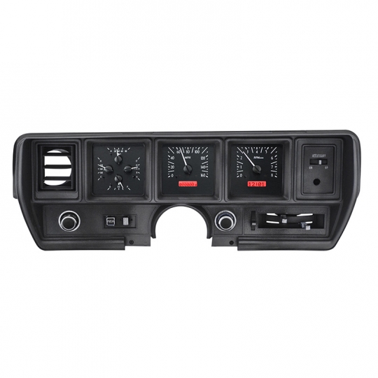Dakota Digital 1970-72 Buick Skylark/GS VHX System, Black Alloy
